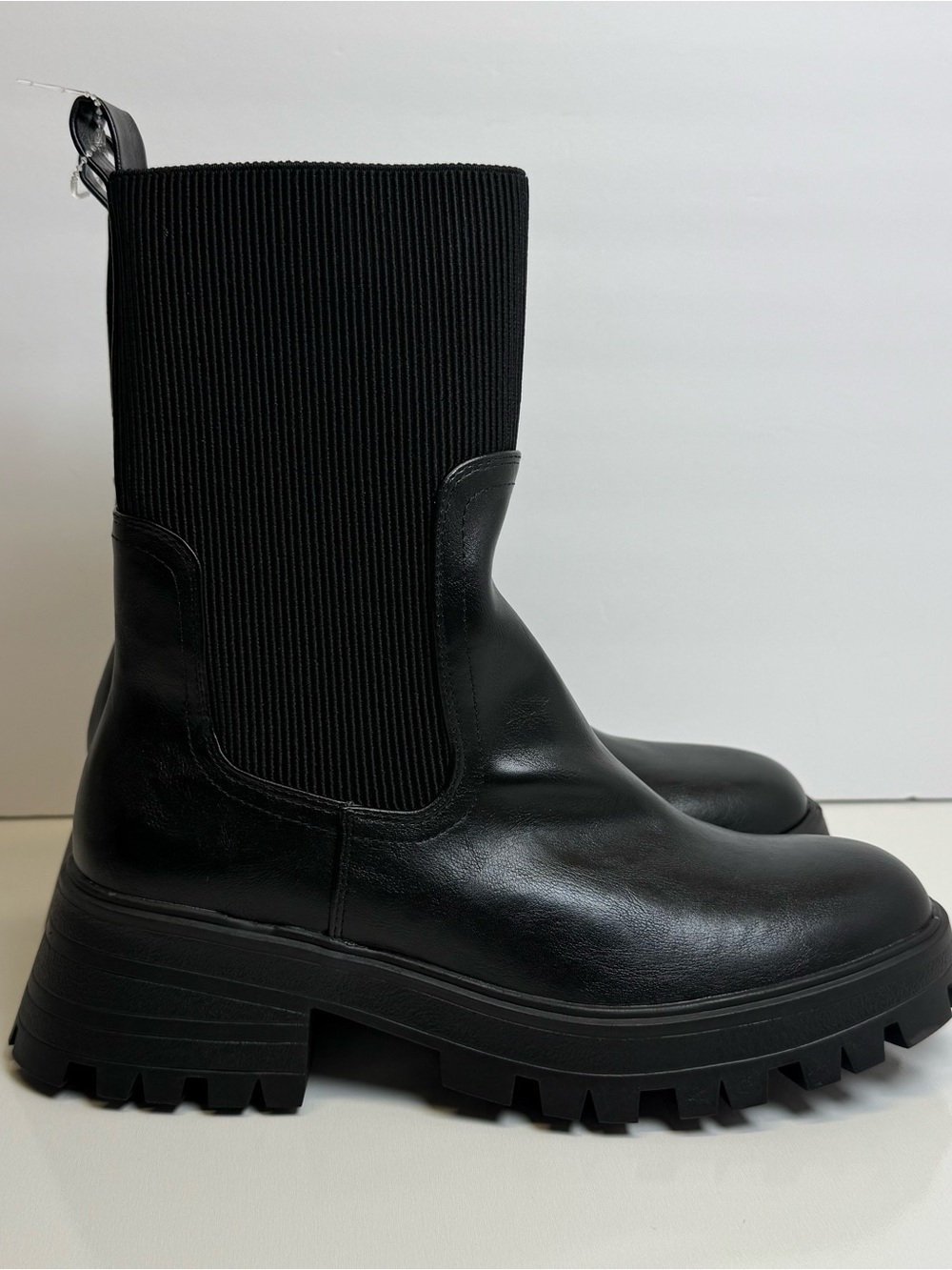 Rebecca Minkoff Alexa Chunky Heel Chelsea Boots Women’s 10 M New Y2K Style Punk
